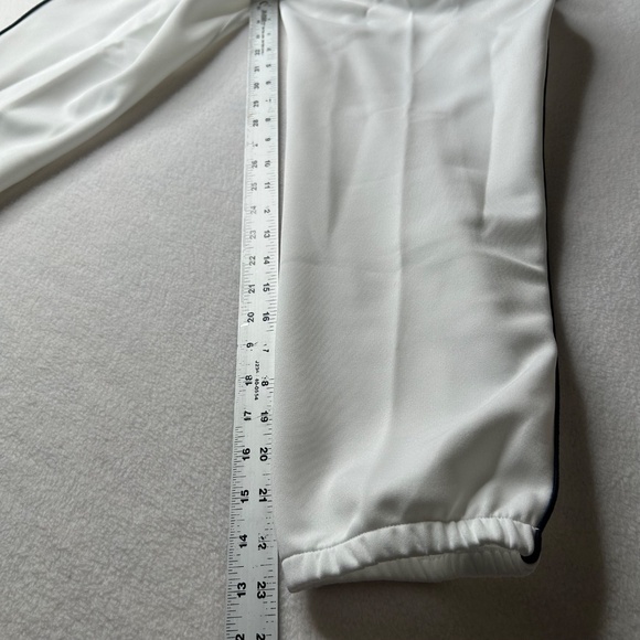 Mizuno NWT NEW Women's Medium White Belted Pipe Full-Length Softball Pants - Picture 8 of 13